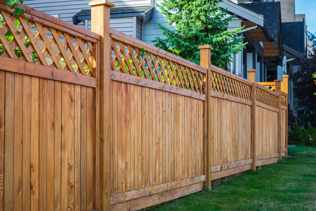 nice new wooden fence in Winchester, VA